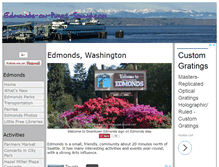 Tablet Screenshot of edmonds-on-puget-sound.com